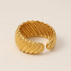 Ribbed Dome Ring