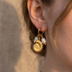 Conch Shell Drop Earrings
