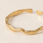 Liquid Wave Cuff Bracelet