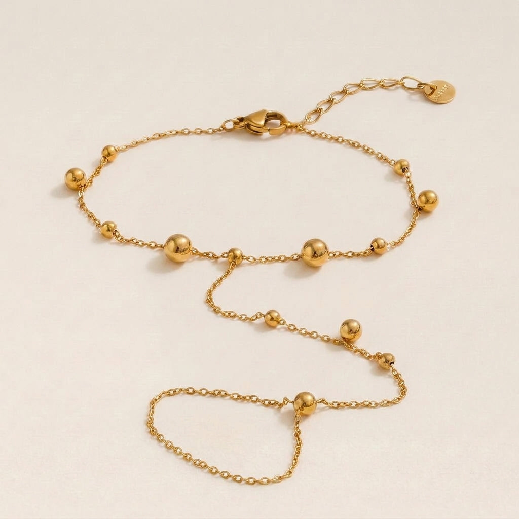 Polished Ball Hand Chain