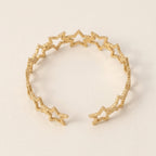 Star Hollow Open Bangle