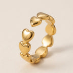 Sculpted Heart Ring