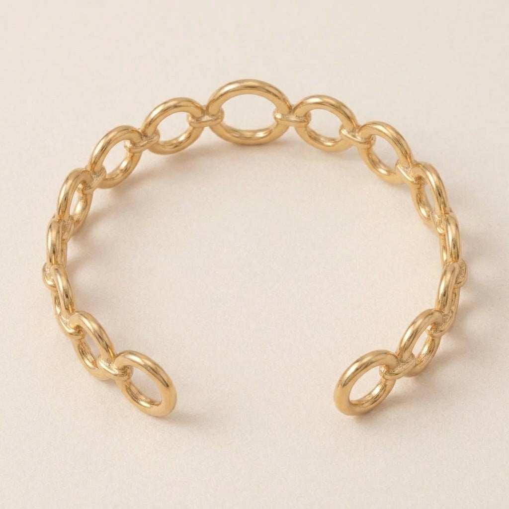 Geometric Interlock Bangle