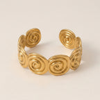 Ocean Wave Shell Bangle