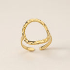 Crinkled Texture Ring