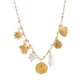 Bohemian Shell Turtle Pendant Necklace