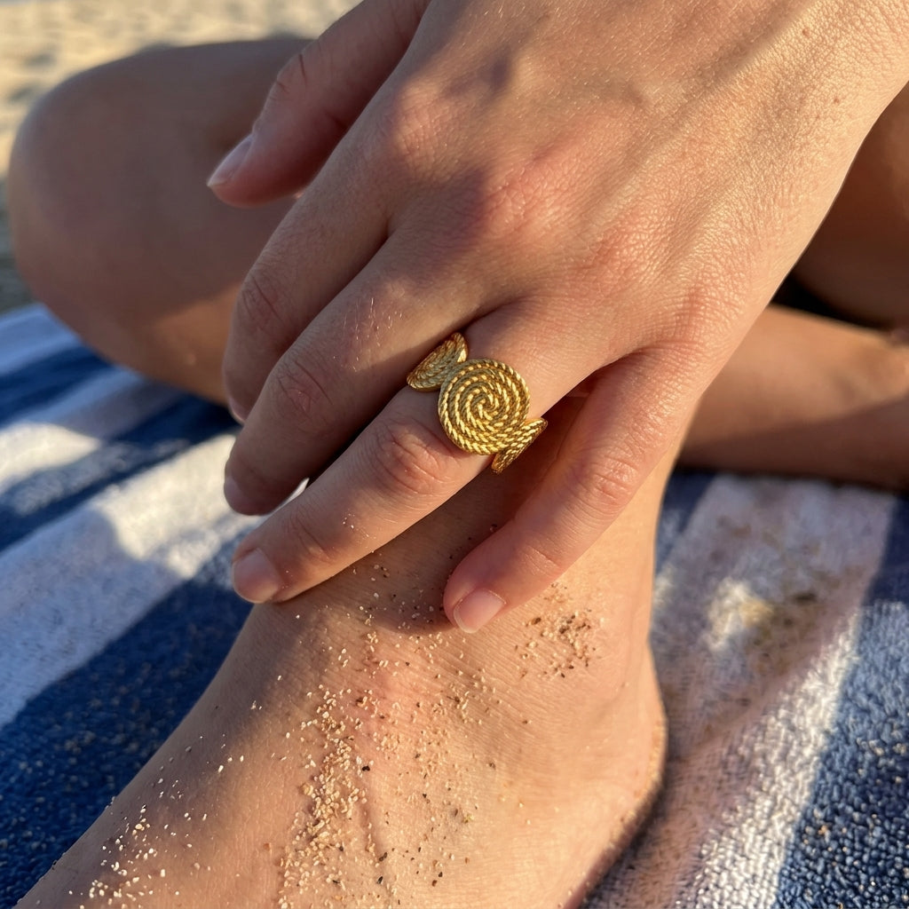 Spiral Coil Ring