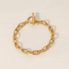 Toggle Clasp Oval Link Bracelet