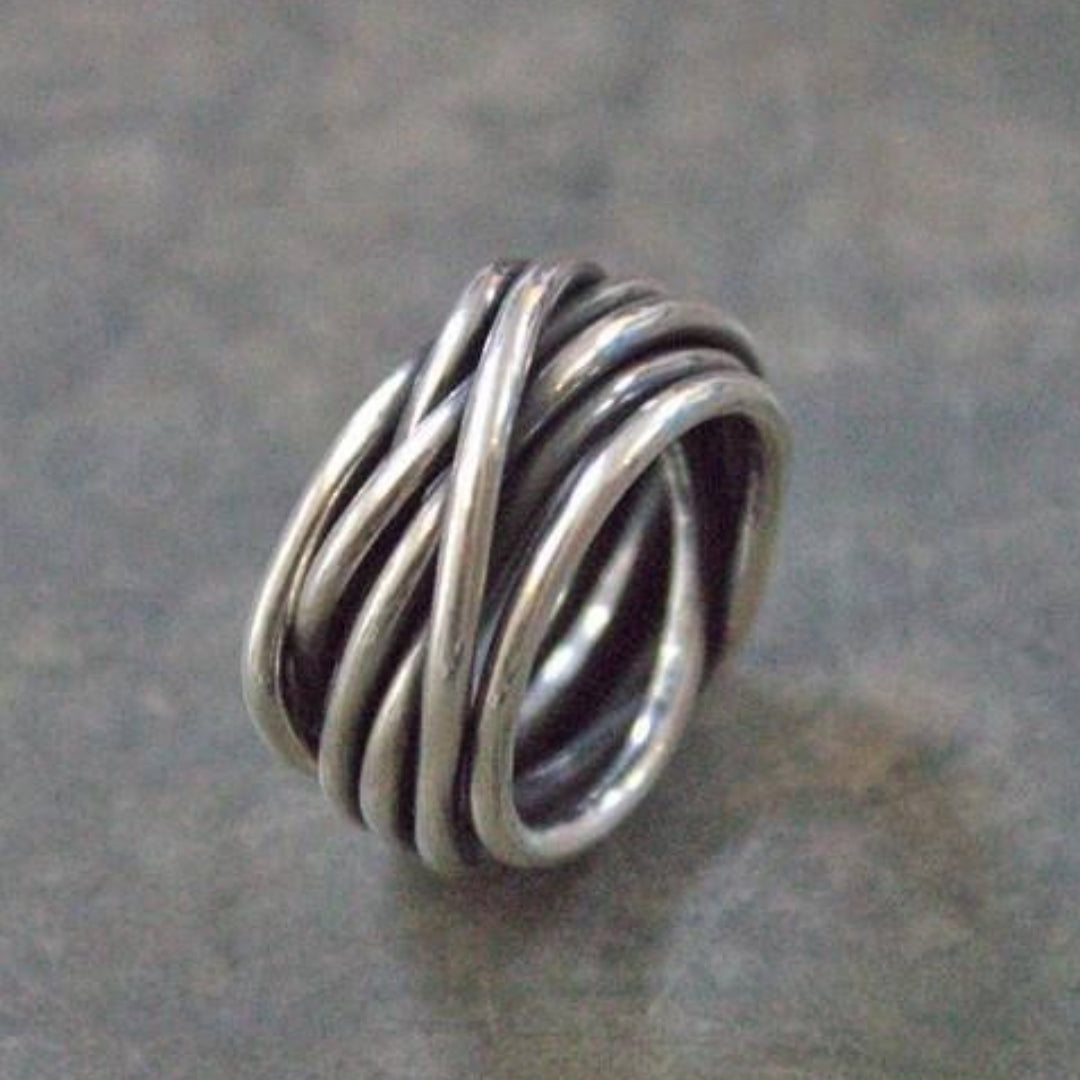 Argent Bague classique au charme intemporel