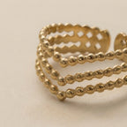 Adjustable Tree Of Life Smiley Ring