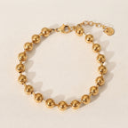 Gold Bead Chain Bracelet