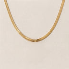 Flat Snake Bone Necklace
