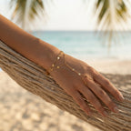 Double Chain Sequin Hand Chain