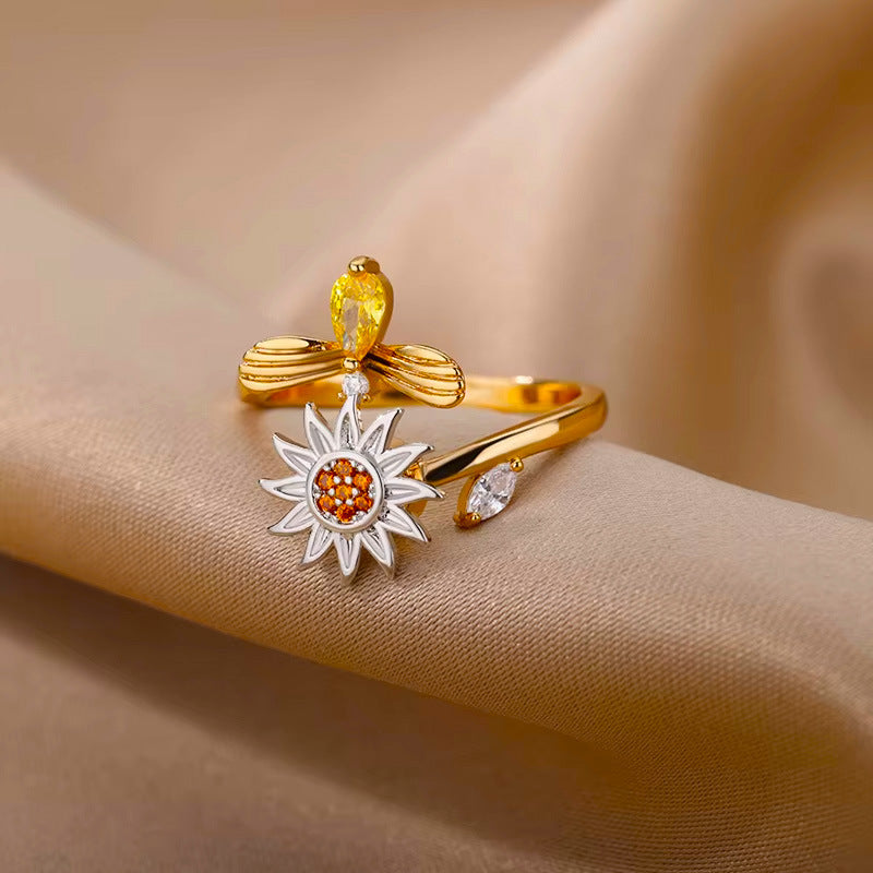 Stainless Steel Adjustable Open Ring