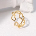Adjustable Stainless Steel Open Ring