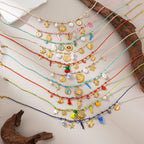 Bohemian Shell Turtle Pendant Necklace