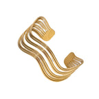 Minimalist Open Cuff Bangle Bracelet