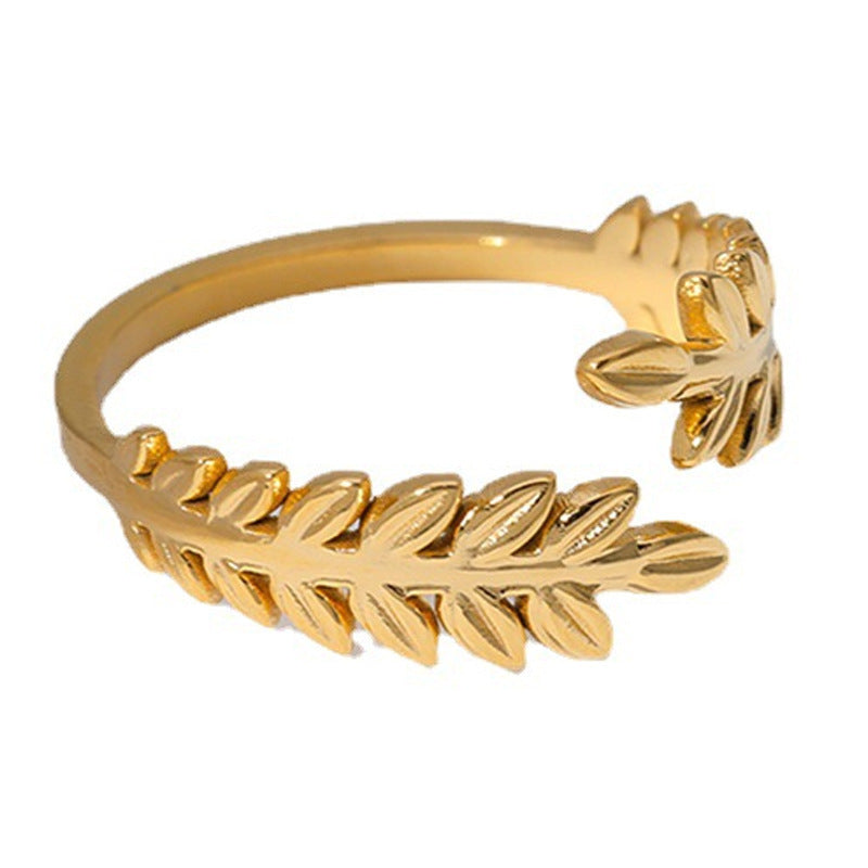 Adjustable Stainless Steel Open Ring