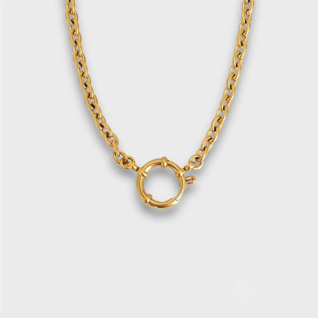 Titanium Pearl Heart Pendant Necklace
