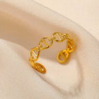 Stainless Steel Adjustable Open Ring