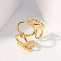 Adjustable Stainless Steel Open Ring