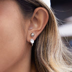 Stainless Steel Opal Pearl Ear Cuffs