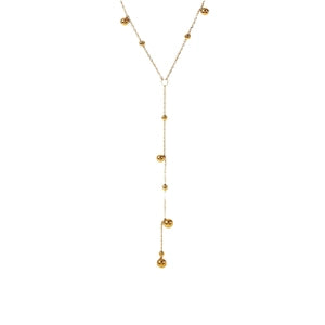 Y-Shaped Tassel Lariat Necklace