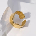Adjustable Stainless Steel Open Ring