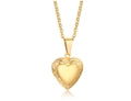 Heart Locket Necklace With Zirconia