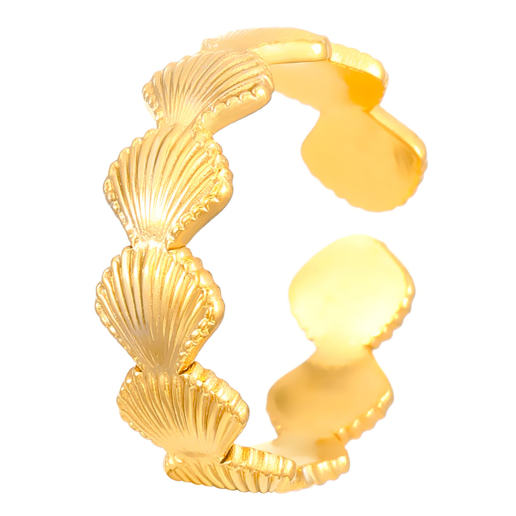 Starfish Shell Adjustable Ring