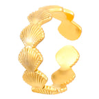 Starfish Shell Adjustable Ring