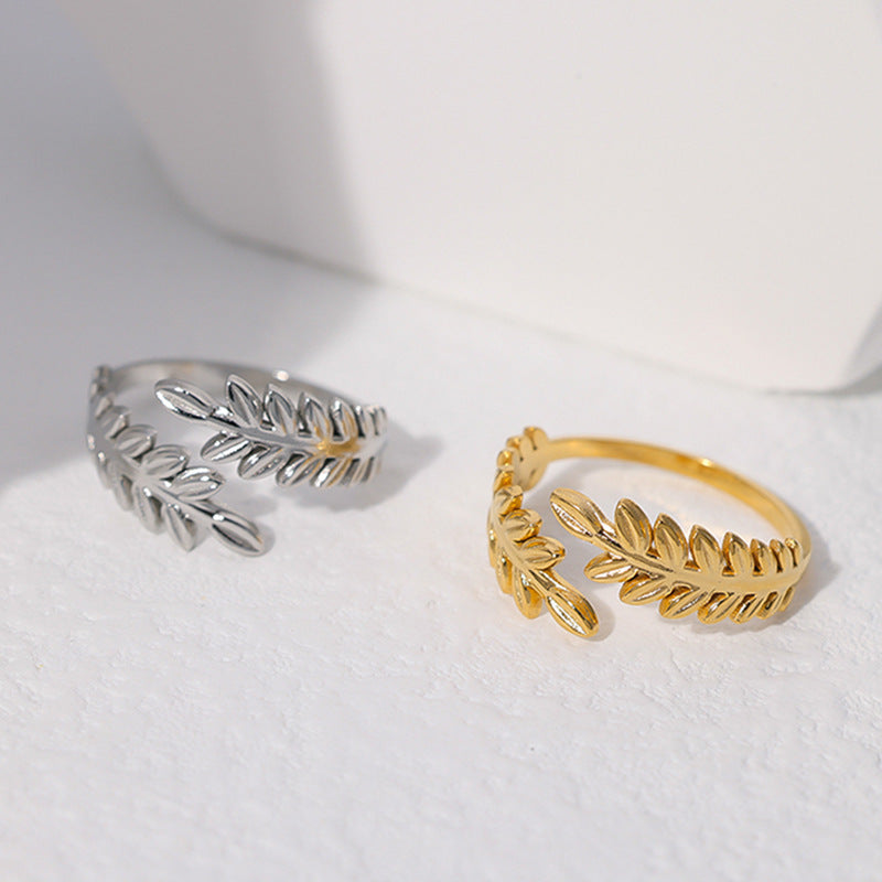 Adjustable Stainless Steel Open Ring