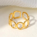 Adjustable Stainless Steel Open Ring