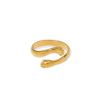Starfish Heart Adjustable Open Ring