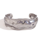 Minimalist Wave Cuff Bracelet