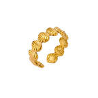 Stainless Steel Adjustable Open Ring