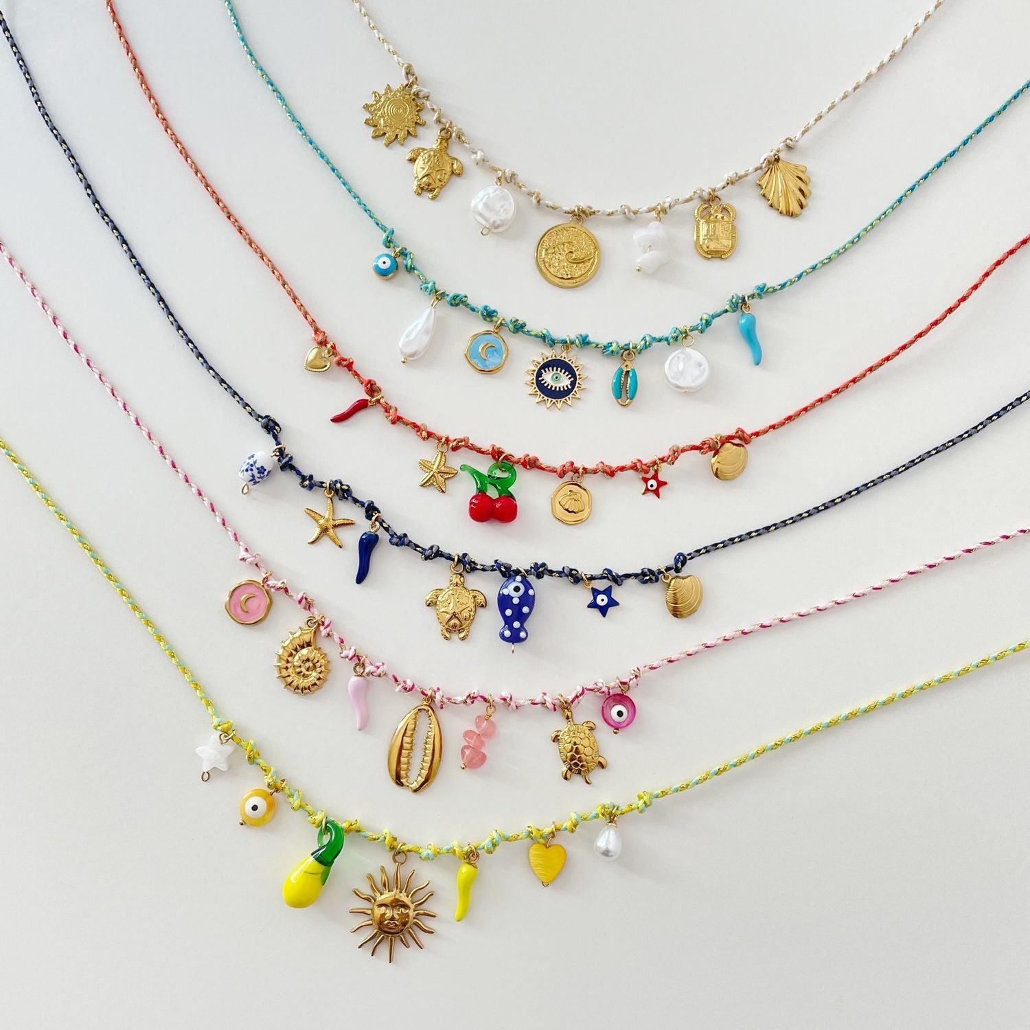 Bohemian Shell Turtle Pendant Necklace