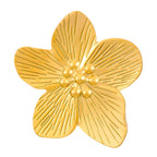 Oversized Gold Flower Statement Ring