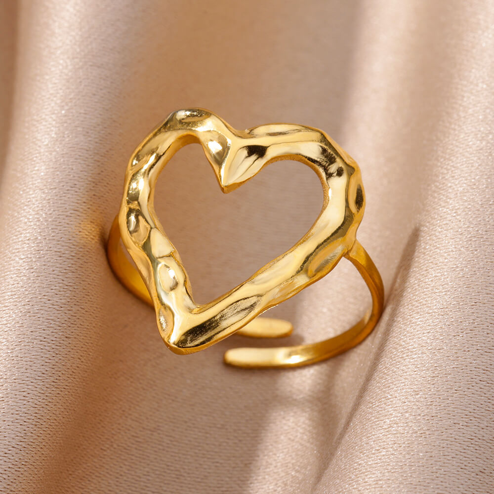 Stainless Steel Adjustable Open Ring