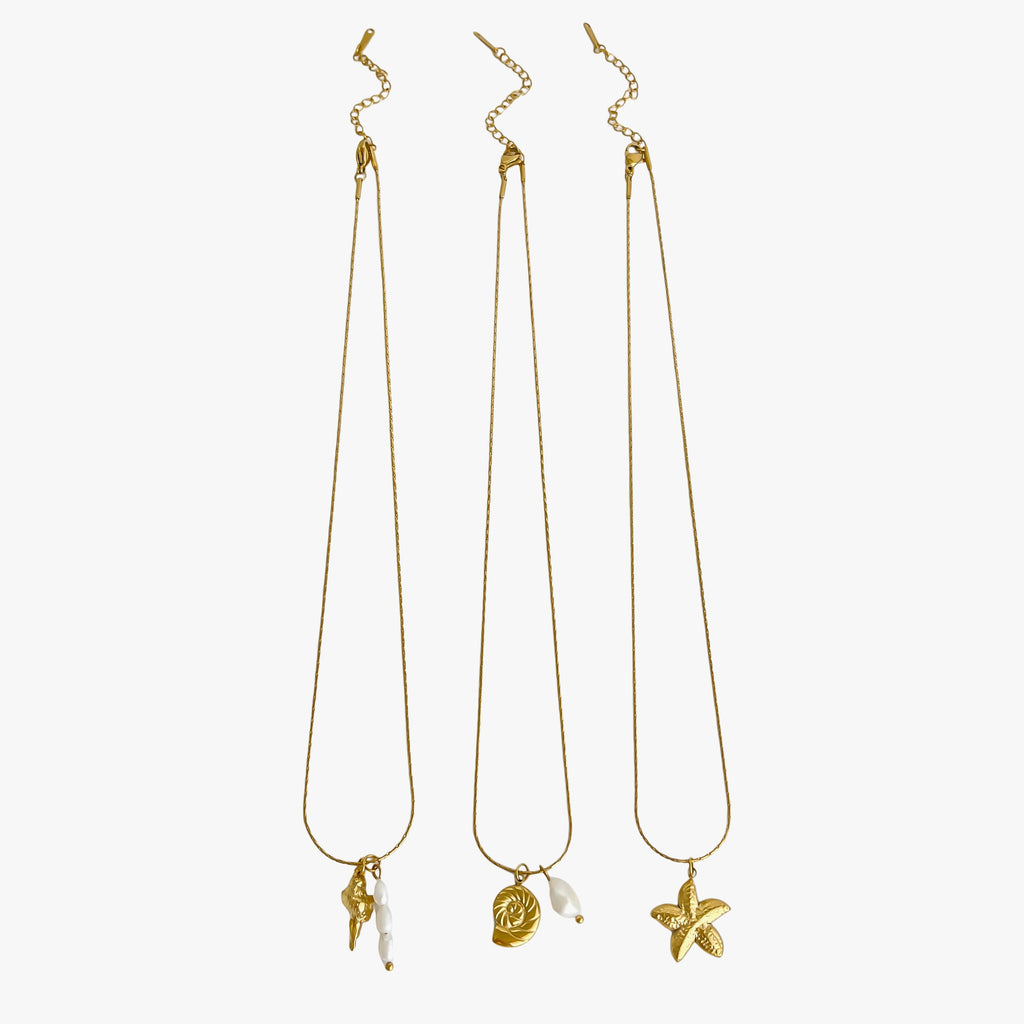 Freshwater Pearl Starfish Necklace