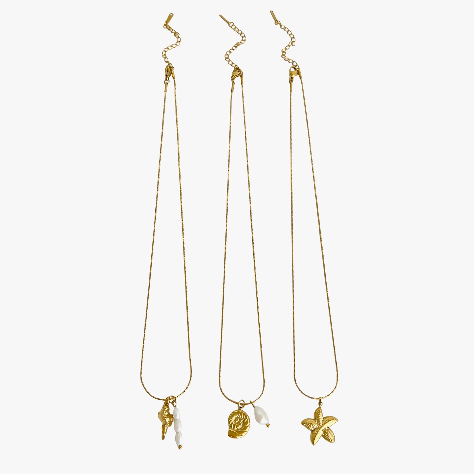 Freshwater Pearl Starfish Necklace
