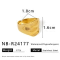 Starfish Heart Adjustable Open Ring