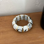 Retro Marble Resin Bracelet