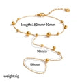 Hand Chain Finger Bracelet Gold Plated