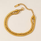 Triple Layer Chain Bracelet