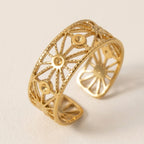 Radial Sunflower Ring