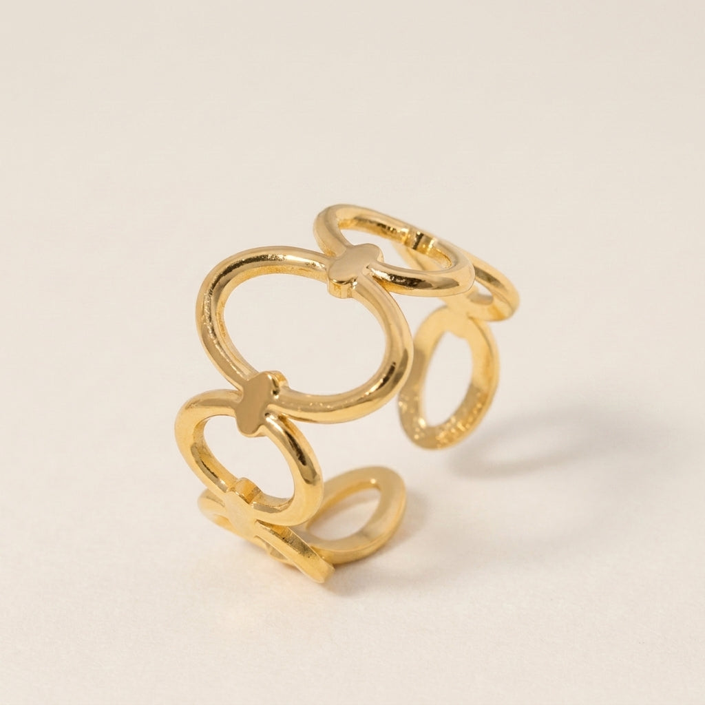 Oval Chain Link Ring