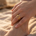 Oval Chain Link Ring