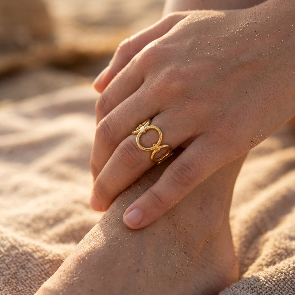 Oval Chain Link Ring