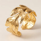 Leaf Vein Cuff Bracelet